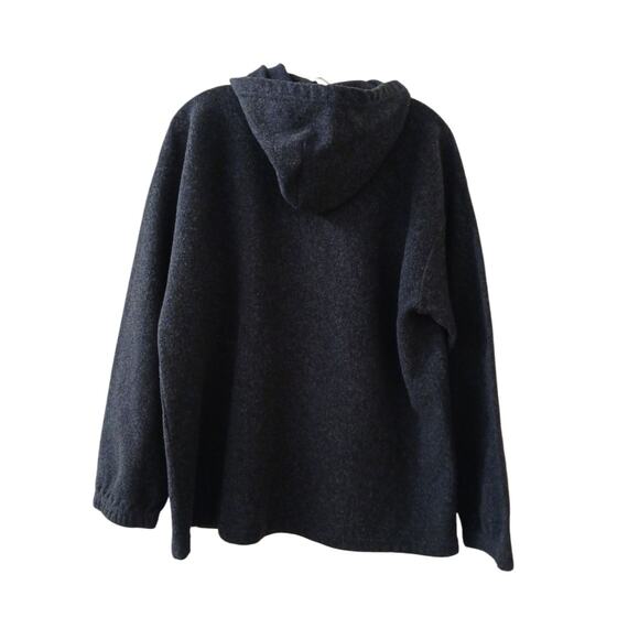 Washington DC Pullover Hoodie USA Sz M Blue Crushed Velvet Embroidery Kangaroo - Picture 6 of 16